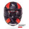 MBW MT THUNDER 3SV TRACE Matt Black/Fluor Orange velikost XS (Velikost: S)