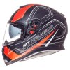 MBW MT THUNDER 3SV TRACE Matt Black/Fluor Orange velikost XS (Velikost: S)