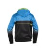 MBW HOODIE SPIRIT mikina černo-modro-zelená VELIKOST S (Velikost: M)