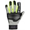 Klasické dámské rukavice iXS EVO-AIR X40465 černo-světle šedo-neonově žlutá DL
