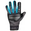Klasické dámské rukavice iXS EVO-AIR X40465 černo-tyrkysová DL