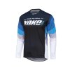 Motokrosový dres YOKO TWO černo/bílo/modré L (Velikost L)