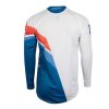 Dětský motokrosový dres YOKO VIILEE white / blue / fire L (Velikost L)