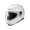 Moto helma Nolan N100-5 Classic N-Com Metal White 5 (Velikost XS)