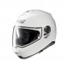 Moto helma Nolan N100-5 Classic N-Com Metal White 5