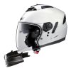 Moto helma Grex G4.2 PRO Kinetic N-Com Metal White 24 (Velikost M)