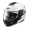 Moto helma Grex G9.2 Offset N-com Metal White 12 (Velikost L)
