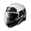 Moto helma Nolan N100-5 Plus Distinctive N-Com Metal White 22