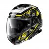 Moto helma Nolan N100-5 Plus Starboard N-com Glossy Black 46