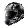 Moto helma Nolan N100-5 Upwind Flat Black N-Com 57