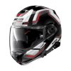 Moto helma Nolan N100-5 Upwind Glossy Black N-Com 61 (Velikost M)