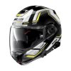 Moto helma Nolan N100-5 Upwind Glossy Black N-Com 62 (Velikost M)
