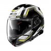 Moto helma Nolan N100-5 Upwind Glossy Black N-Com 62
