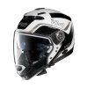 Moto helma Nolan N44 EVO Viewpoint N-Com Metal White 52 (Velikost S)