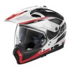 Moto helma Nolan N70-2 X Earthquake N-Com Metal White 49 (Velikost XL)