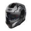 Moto helma Nolan N80-8 Starscream N-com Flat Black 32 (Velikost L)