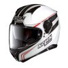 Moto helma Nolan N87 Rapid N-Com Metal White 17 (Velikost 2XL)