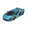 RE.EL Toys RC auto Lamborghini Sian 1:24 modrá metalíza LED světla