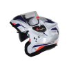 MT Helmets MT Atom SV SKILL A0 Gloss Pearl White velikost XS