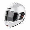 Moto helma Nolan N120-1 Classic N-com Metal White 5