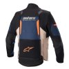 bunda HALO DRYSTAR, ALPINESTARS (tmavě modrá/khaki/oranžová/černá) 2026 (Velikost L)