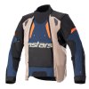 bunda HALO DRYSTAR, ALPINESTARS (tmavě modrá/khaki/oranžová/černá) 2024