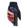 rukavice FULL BORE XT, ALPINESTARS (černá/červená/modrá/bílá) 2024