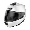 Moto helma Nolan N100-6 Classic Metal White N-COM 5 (Velikost XS)