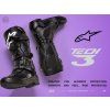 boty TECH 3, ALPINESTARS (černá) 2027 (Velikost 38)