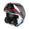 Moto helma Nolan N100-6 Surveyor Metal White/Blue N-COM 24 (Velikost XS)