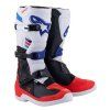 boty TECH 3, ALPINESTARS (bílá/černá/modrá/červená) 2027 (Velikost 39)