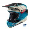 přilba FORMULA CP, FLY RACING - USA (černá/šedá/tyrkysová) (Velikost XL)