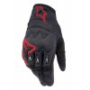 rukavice TECHDURA, ALPINESTARS (černá/červená) 2026 (Velikost L)