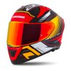 přilba Aero Drome, CASSIDA (černá met./oranžová/červená/bílá) 2026 (Velikost 2XL (63 až 64 cm))