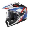 Moto helma Nolan N70-2 X 06 Skyfall N-Com Metal White 60 (velikost M)