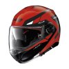 Moto helma Nolan N100-5 Plus Milestone N-Com Corsa Red 54 (Velikost XS)