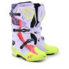 boty TECH 10 SUPERVENTED, ALPINESTARS (fialová/žlutá fluo/růžová) 2026 (Velikost 42)