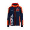 mikina s kapucí TEAM, KTM RED BULL (modrá,oranžová) (Velikost 3XL)