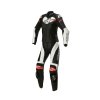 dvoudílná kombinéza STELLA GP PLUS 2, ALPINESTARS (černá/bílá/červená) (Velikost 42)