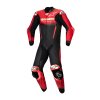 jednodílná kombinéza GP-R7, TECH-AIR ready/kompatibilní, ALPINESTARS (černá/červená) 2026 (Velikost 46)