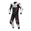 jednodílná kombinéza GP-R7, TECH-AIR ready/kompatibilní, ALPINESTARS (bílá/černá/červená fluo) 2026 (Velikost 58)