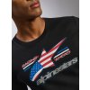 triko NATIONALS CSF, ALPINESTARS (černá/červená/modrá/bílá) (Velikost S)