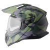 Enduro helma GMS ADVENTUS CAMO ZG15002 matně zeleno-černo-maskáčová 2XL (Velikost 2XL)