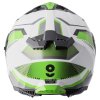 Integrální helma GMS GELERO ZG12701 bílo-zeleno-šedá 2XL (Velikost 2XL)