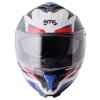 Integrální helma GMS GELERO ZG12701 bílo-červeno-modrá 2XL (Velikost 2XL)