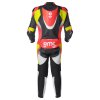 Jednodílná kožená kombinéza GMS GRC-1 ZG71000 černá-žlutá-červená 48H (Velikost 48H)