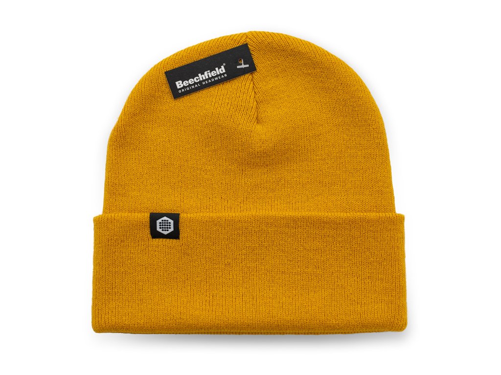 Beanie with a folded brim
