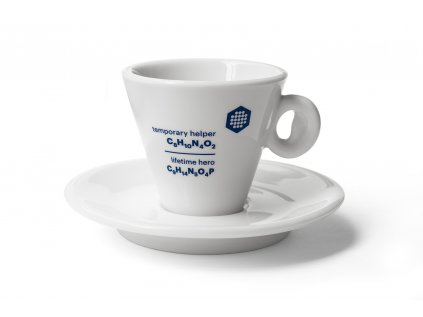 Cup with saucer  Temporary helper / lifetime hero