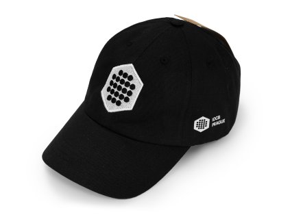 Black cap with hexagon
