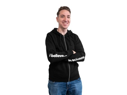 Mikina se zipem černá I believe